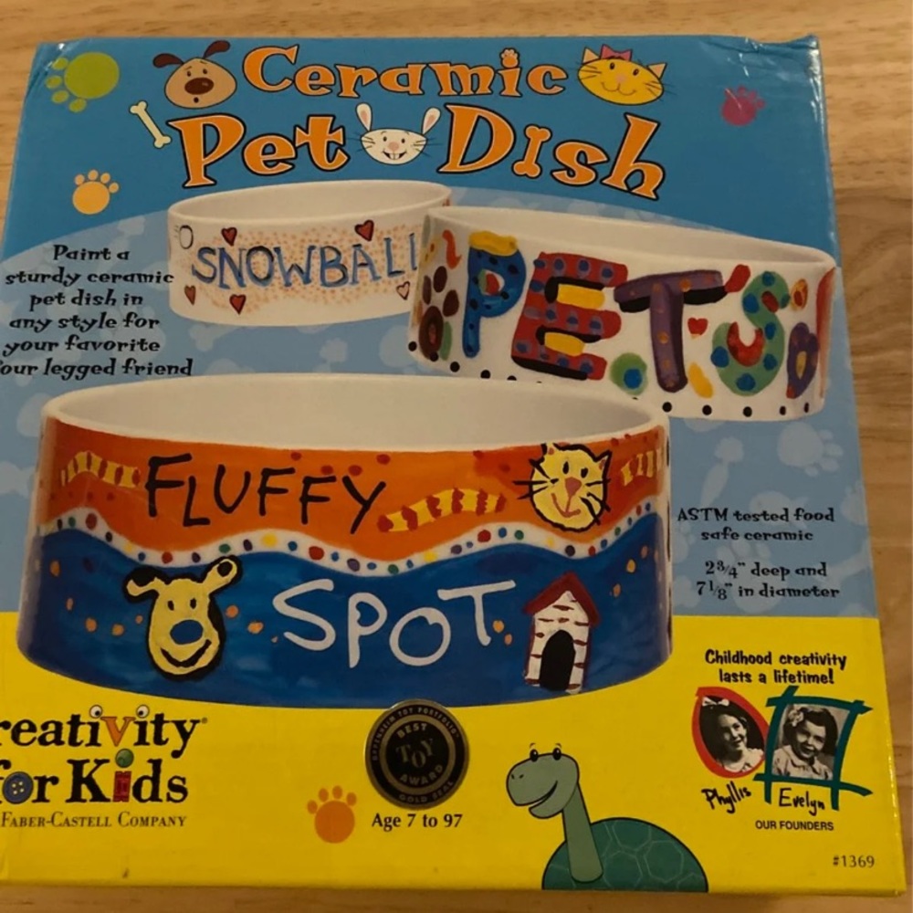 Customizable Ceramic Pet Dish